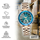 Relógio Feminino de Quartzo Radiante Glass · Bonito e Elegante