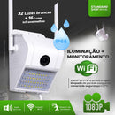 Câmera de Vigilância WIFI IP66 Visão Noturna HD 1080p Microfone e Alto-falante - Standard Shop