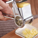 Ralador de Queijo Legumes e Castanhas Manual Com Manivela em Inox - Standard Shop