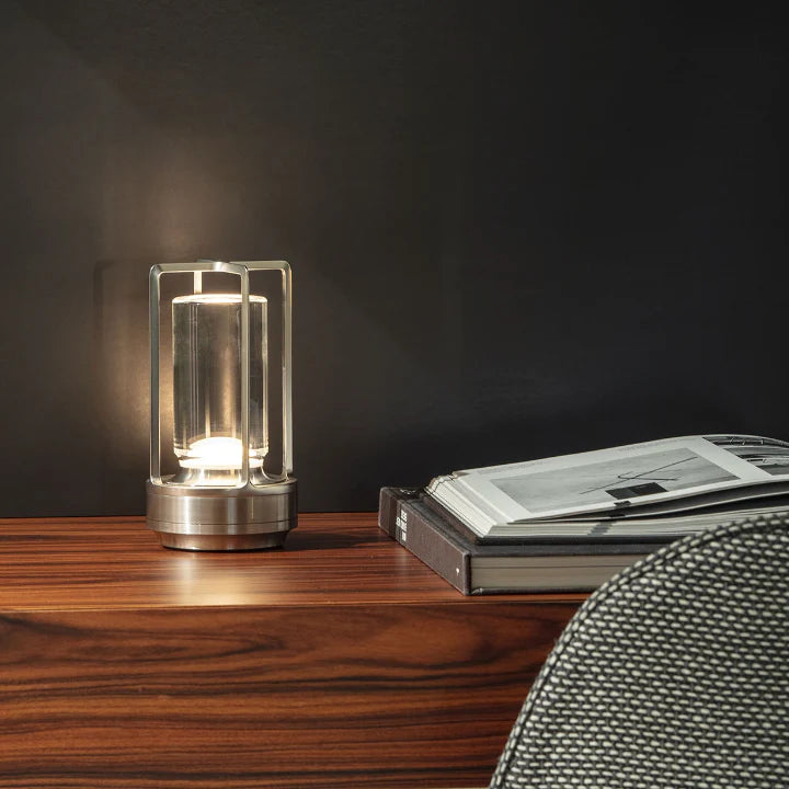 Luminária de Mesa de Cristal Sem Fio Ambient Lantern - Standard Shop