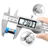 Paquímetro Aço Inox Digital Uso Profissional PQST-L001 Alta Precisão