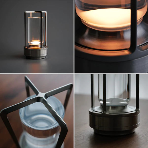 Luminária de Mesa de Cristal Sem Fio Ambient Lantern - Standard Shop