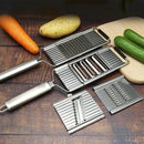 Ralador Manual de Alimentos, Frutas, Legumes + 3 Lâminas Brindes Standard - Standard Shop