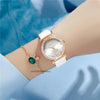 Relógio Feminino Estilo Esmeralda Star Elegante + Pulseira