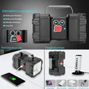 Lanterna Holofote Potente KINGSTER LED Recarregável 40w 1000mA C/ Luz de Emergência - Standard Shop