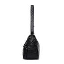 Bolsa de Couro Plutônio Vegano Feminina Black - Standard Shop
